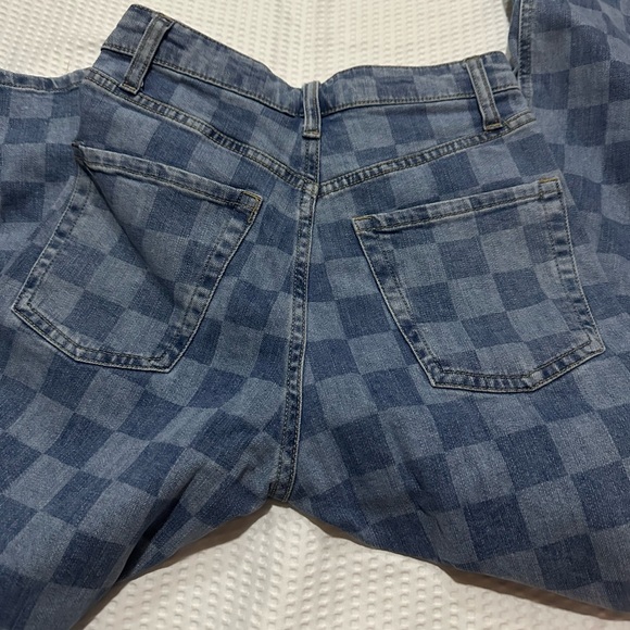 Wild Fable (Target) Checker Print Denim Jeans - Picture 3 of 4